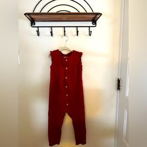H&M Burgundy toddler romper